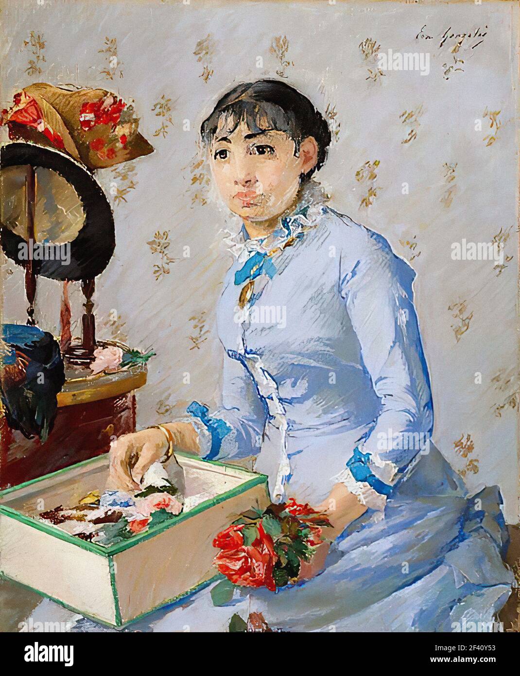 EVA Gonzalès - Milliner Foto Stock