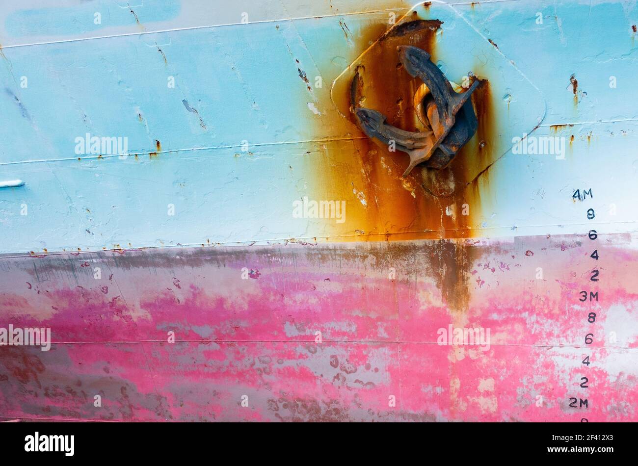 La pesca a strascico anchor Foto Stock