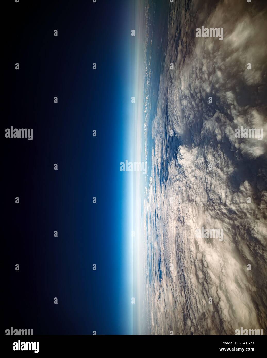 Foto Pianeta Terra vista aerea Foto Stock