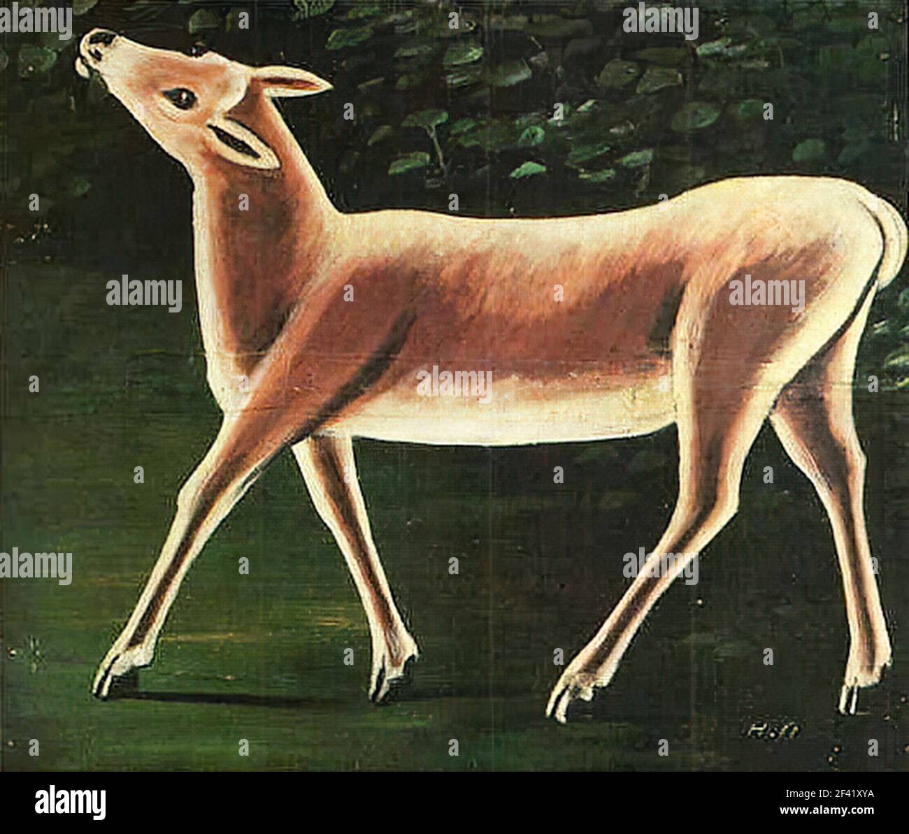 Niko Pirosmani - Doe Foto Stock