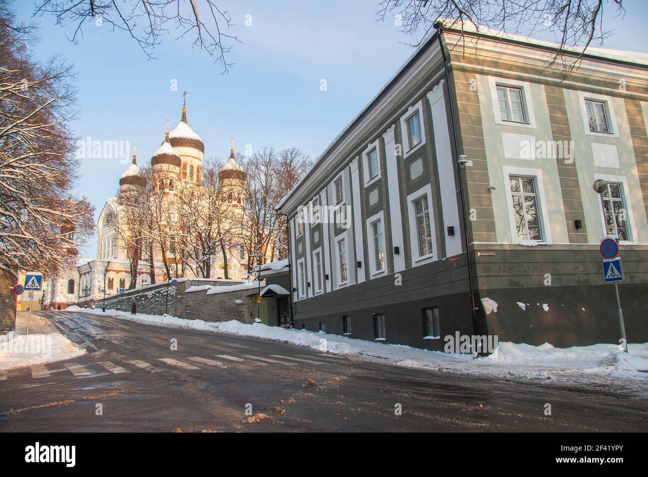 Cattedrale Nevsky, Tallinn, Estonia Foto Stock