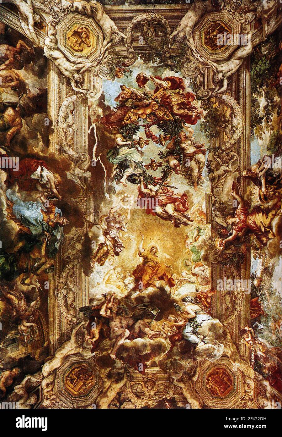 Pietro da Cortona - Allegoria della Divina Provvidenza potere Barberini 1639 Foto Stock