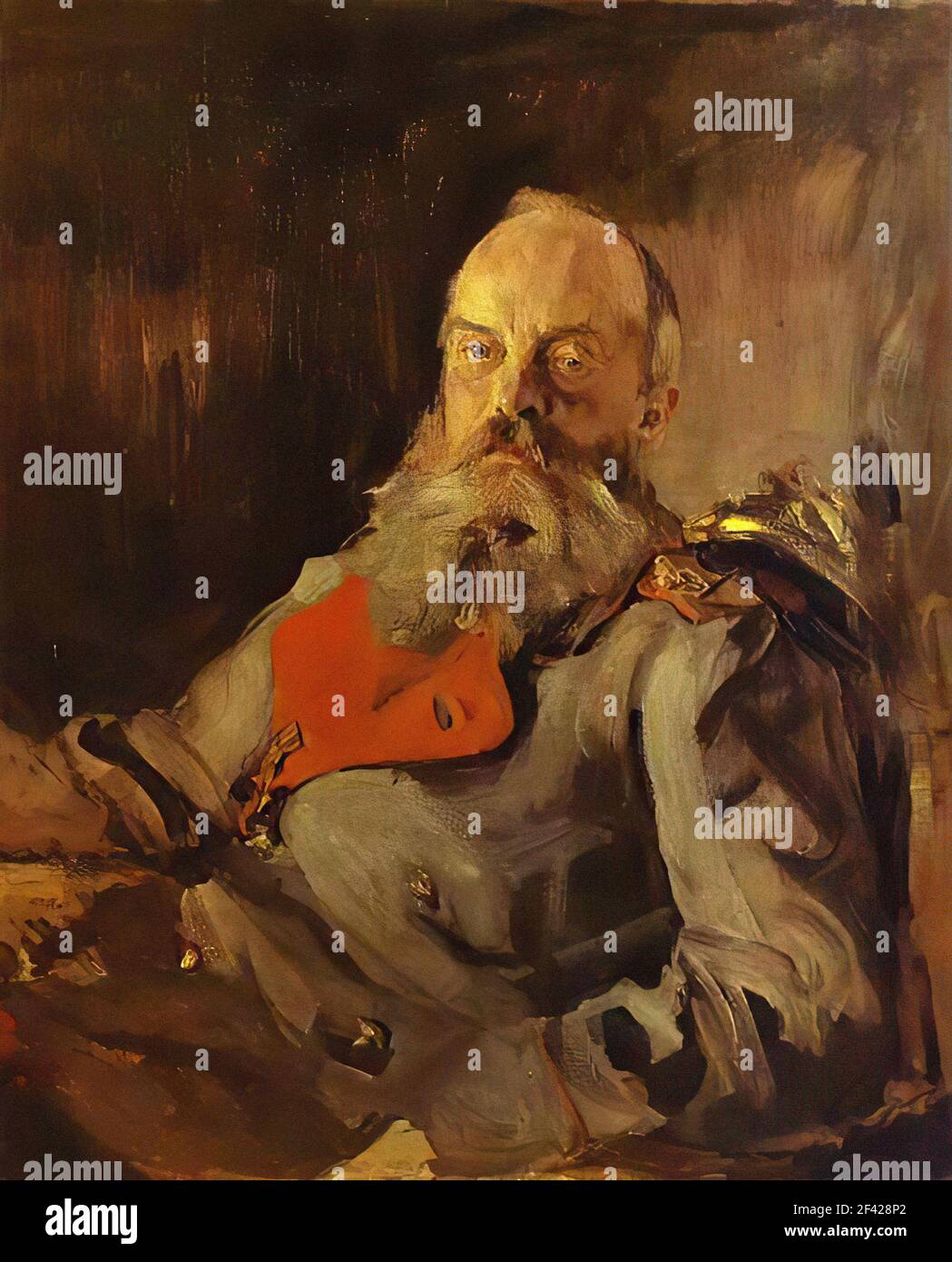 Valentin Serov - Ritratto Granduca Mikhail Nikolayevich 1900 Foto Stock