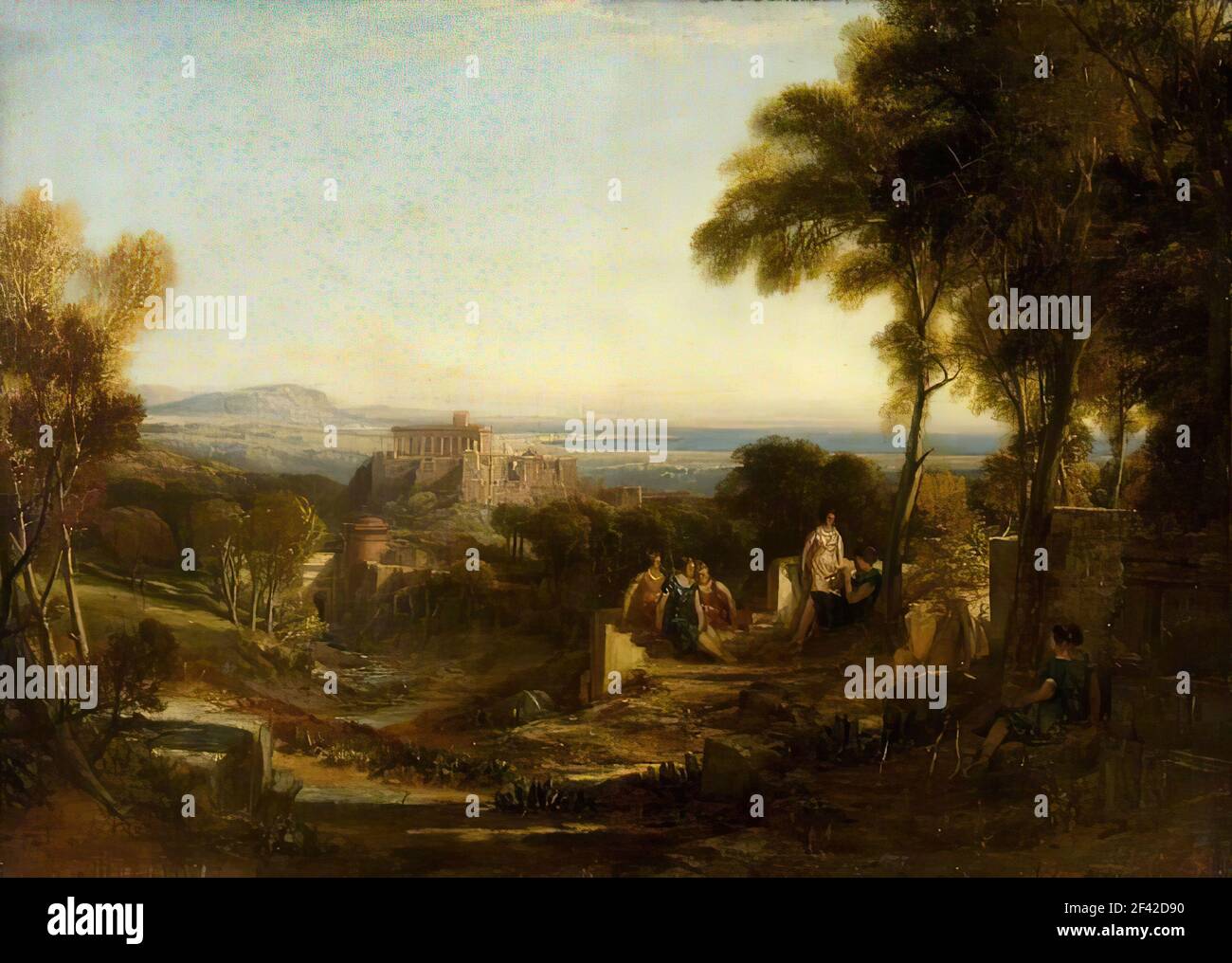 William Leighton Leitch - composizione classica Foto Stock William Leighton Leitch - composizione classica Foto Stock