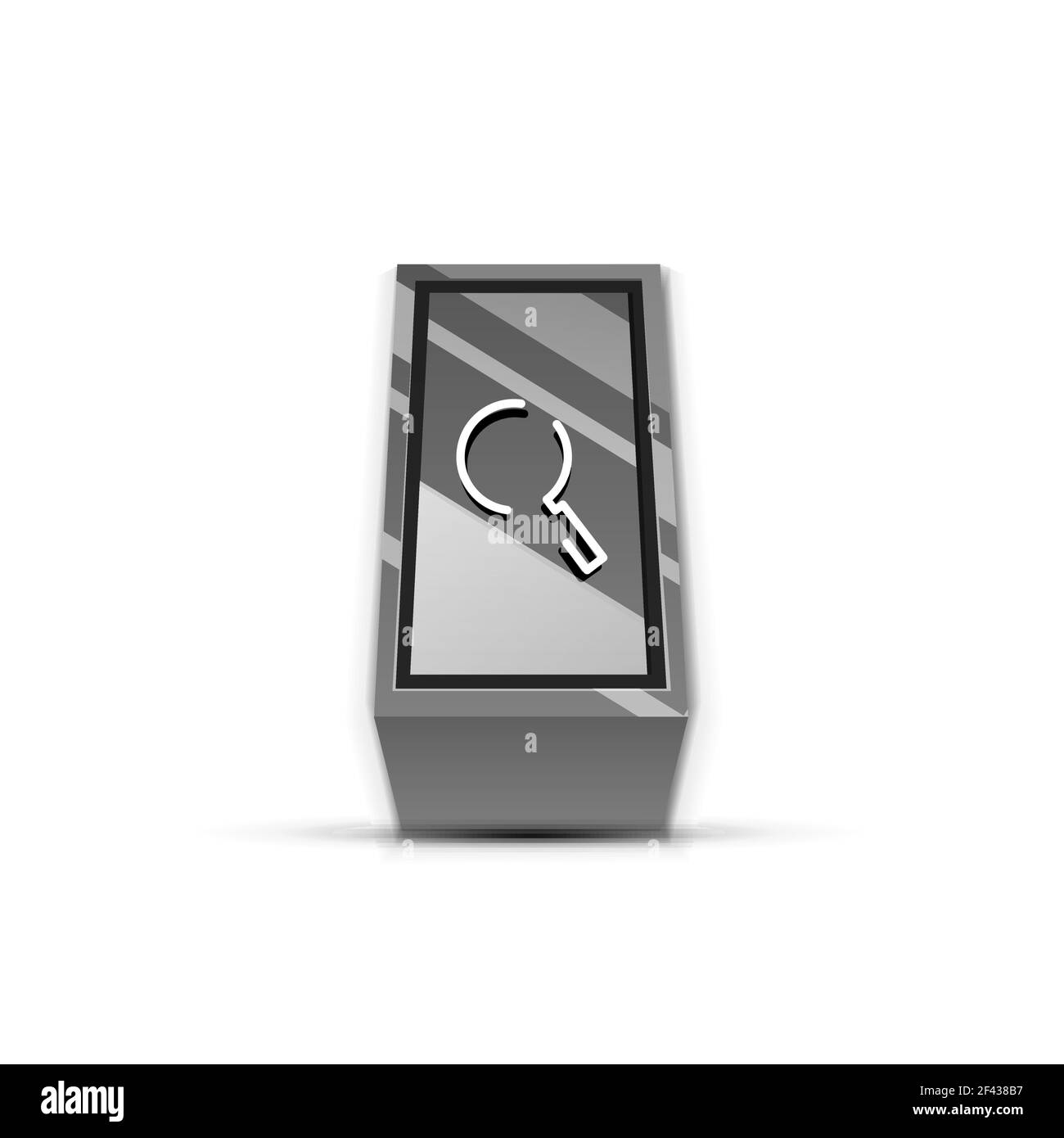 Pulsante Web di ingrandimento della ricerca, icona di ingrandimento. Moderna lente d'ingrandimento, design di siti Web o app mobile. Pulsante Web di ingrandimento della ricerca, icona di ingrandimento. Moderna lente d'ingrandimento, design di siti Web o app mobile. Illustrazione vettoriale Illustrazione Vettoriale