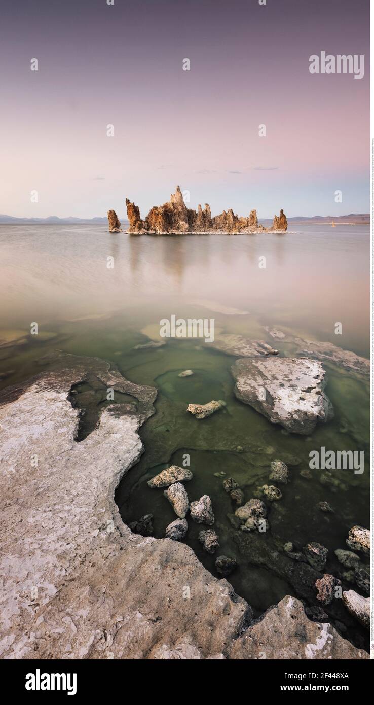 Geografia / viaggio, Stati Uniti, California, lago mono, estate, Informazioni-aggiuntive-diritti-liquidazione-non-disponibili Foto Stock