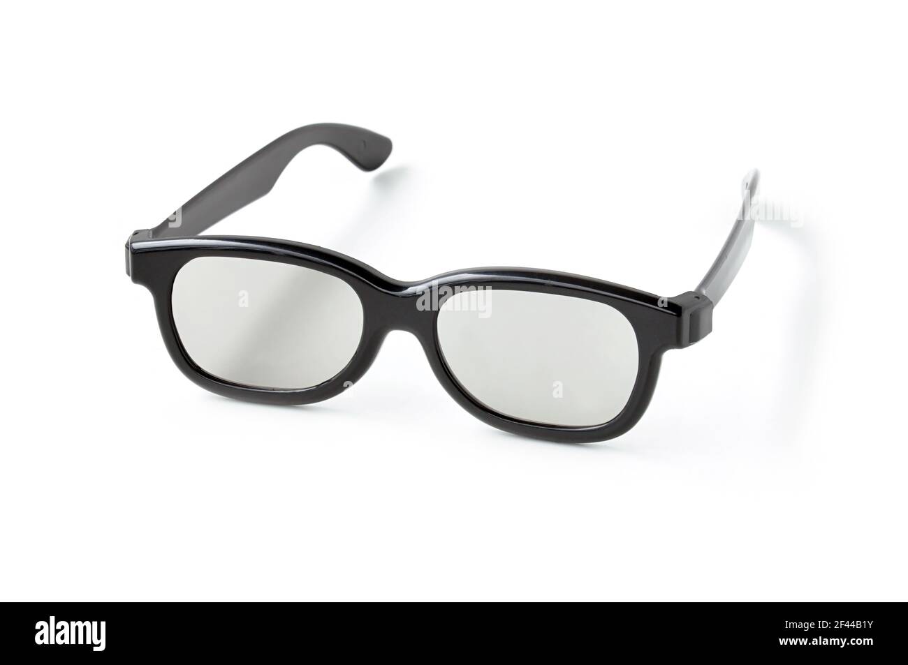 Occhiali da vista (occhiali da cinema 3D) - isolati su sfondo bianco Foto Stock