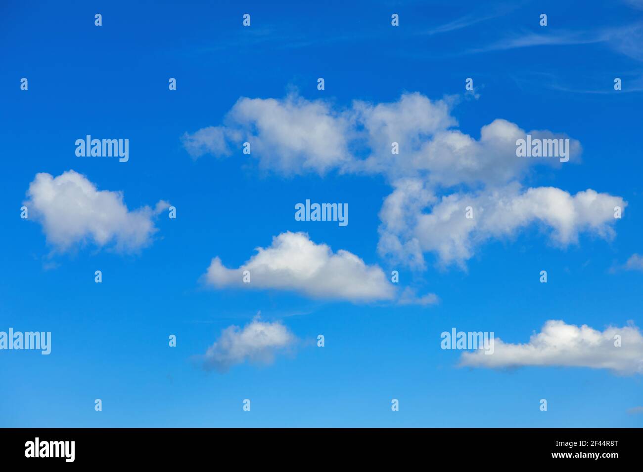 Cielo blu perfetto per lo sfondo Foto Stock