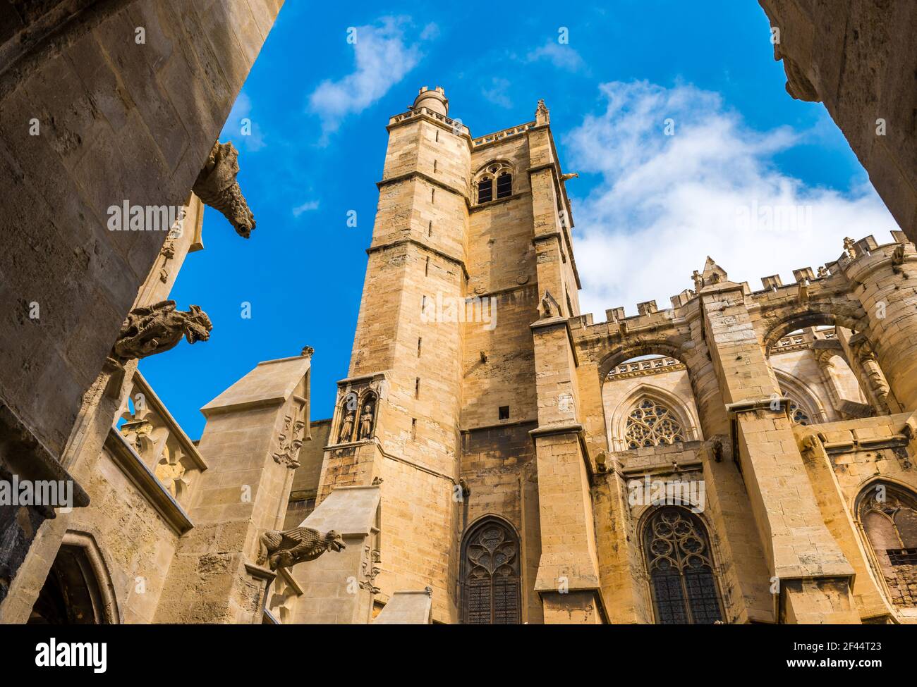 Cattedrale di Narbonne nell'Aude in Occitanie, Francia Foto Stock