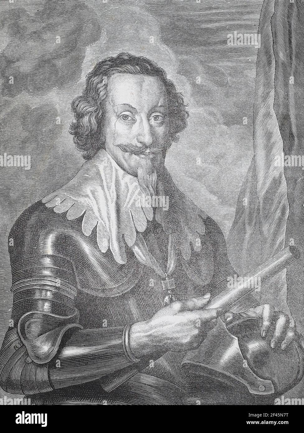 Gottfried Heinrich Graf zu Pappenheim (1594 – 1632) è stato un . Foto Stock