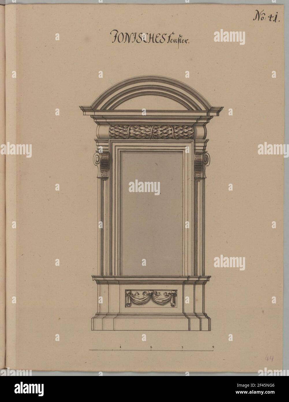 Portale dell'Ordine Corinzio Foto Stock