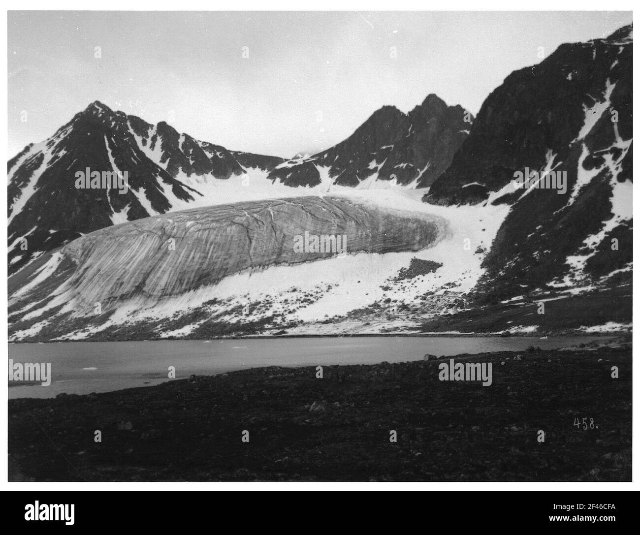 Ghiacciaio di Magdalenen-Bay Foto Stock
