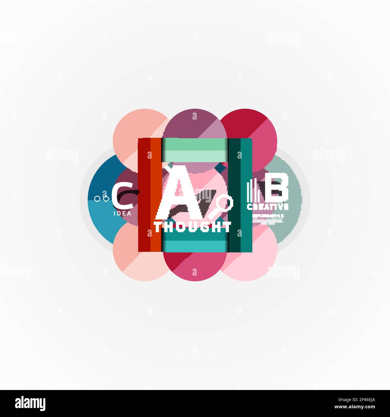 Layout infografico del diagramma delle fasi dell'opzione carta. Layout infografico del diagramma delle fasi dell'opzione carta. Illustrazione artistica vettoriale per presentazioni aziendali, banner Web o poster Illustrazione Vettoriale