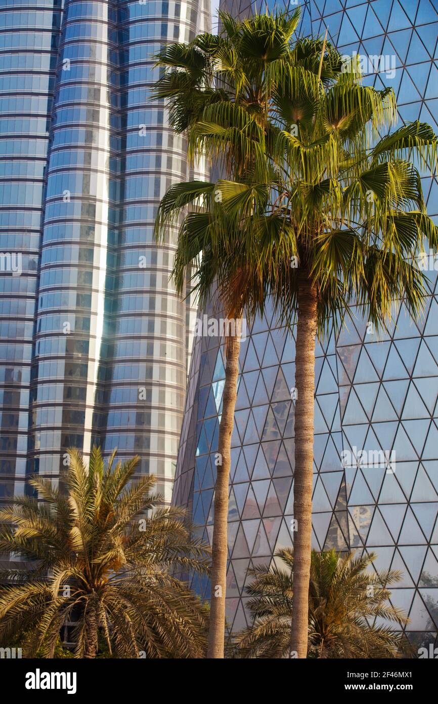 Qatar, Doha, West Bay, al bidda Tower Foto Stock