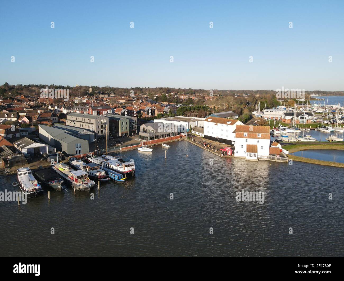 Funivia Woodbridge Suffolk UK Waterfront Foto Stock