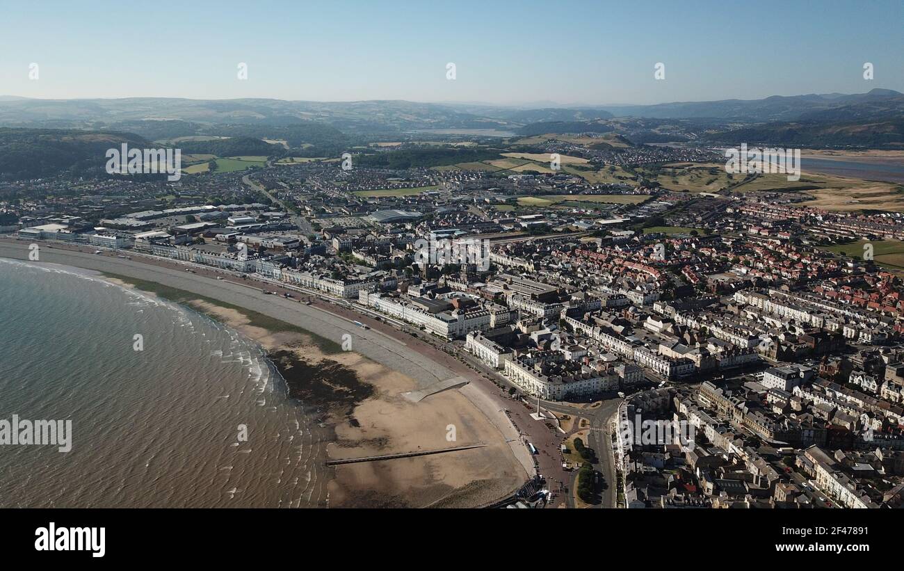 Llandudno galles in aereo estivo Foto Stock