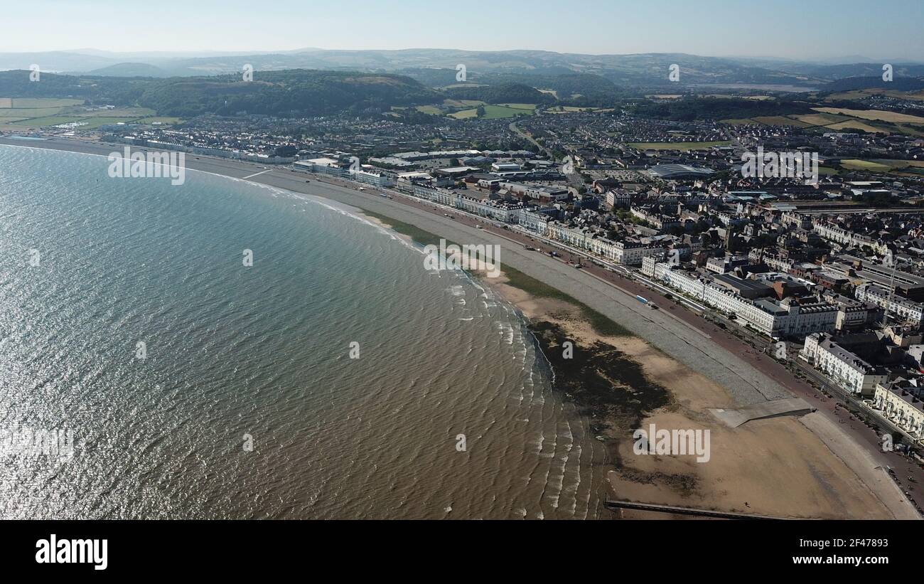Llandudno galles in aereo estivo Foto Stock