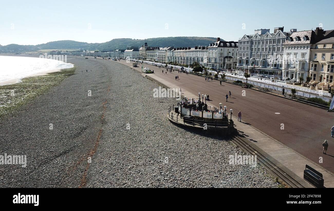Llandudno galles in aereo estivo Foto Stock
