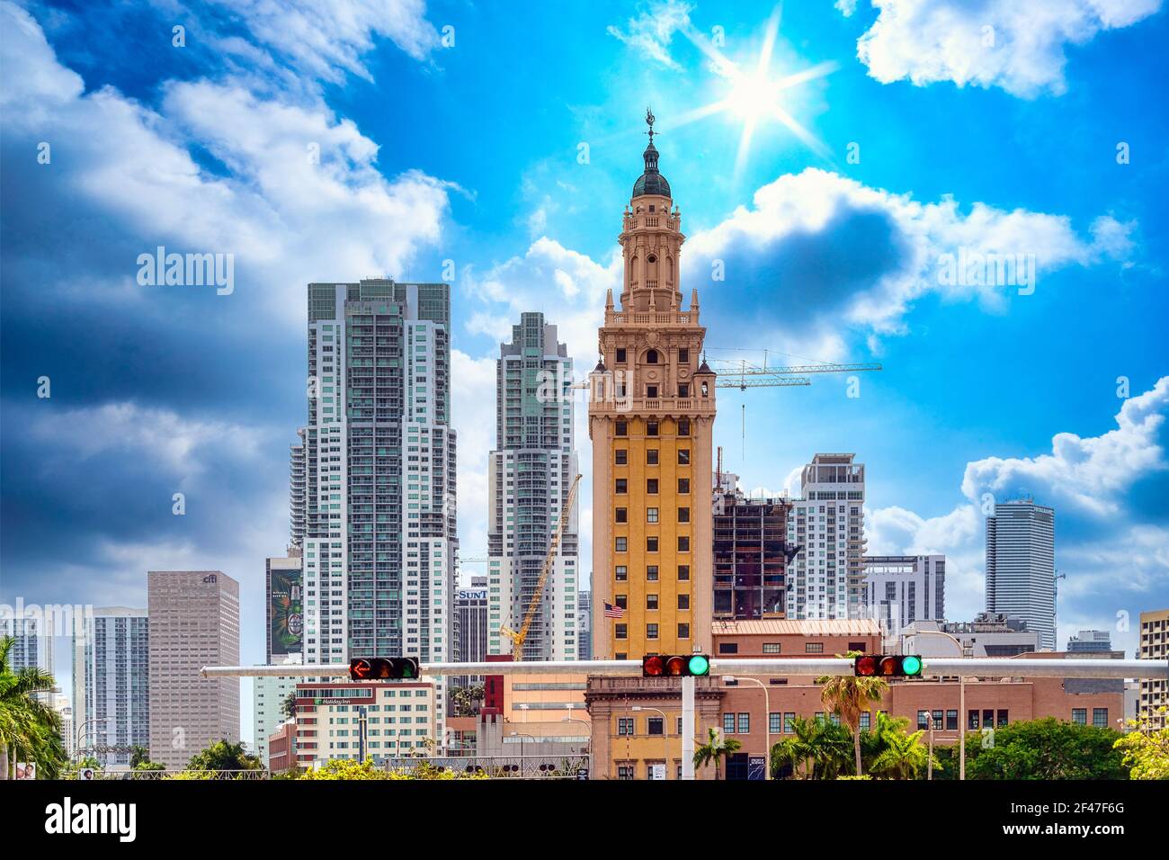 Freedom Tower, Miami USA nel 2017 Foto Stock