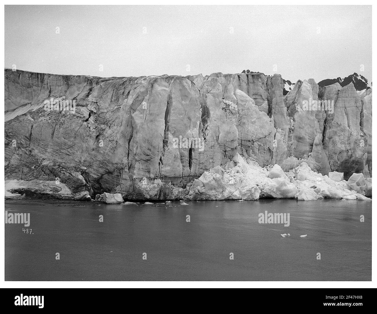 Ghiacciaio di GULY nella baia di Magdalen Foto Stock