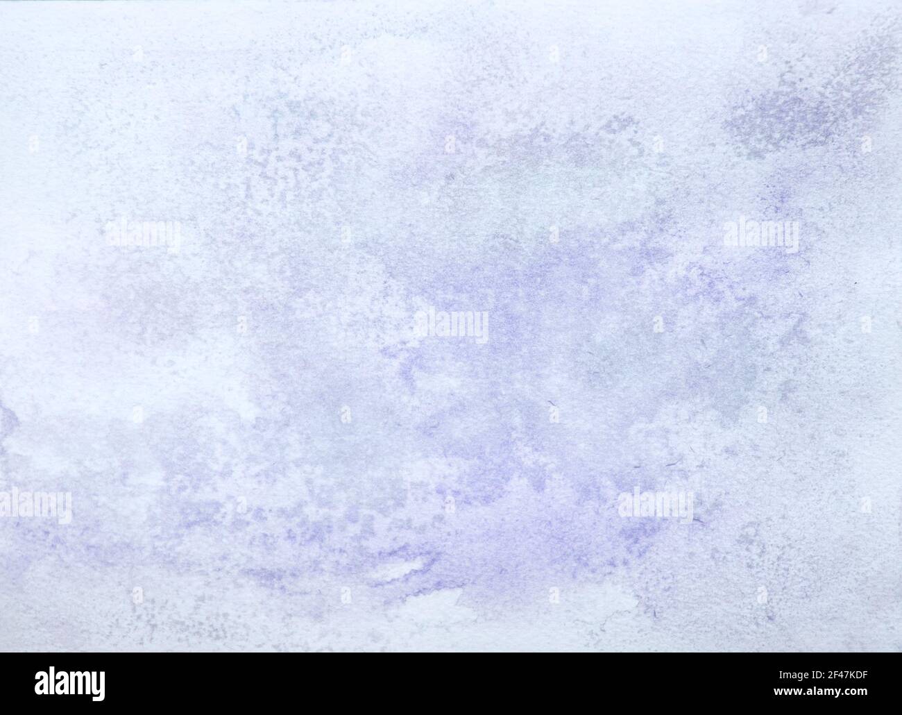 disegno astratto acquerello con vernici di colore blu Foto Stock