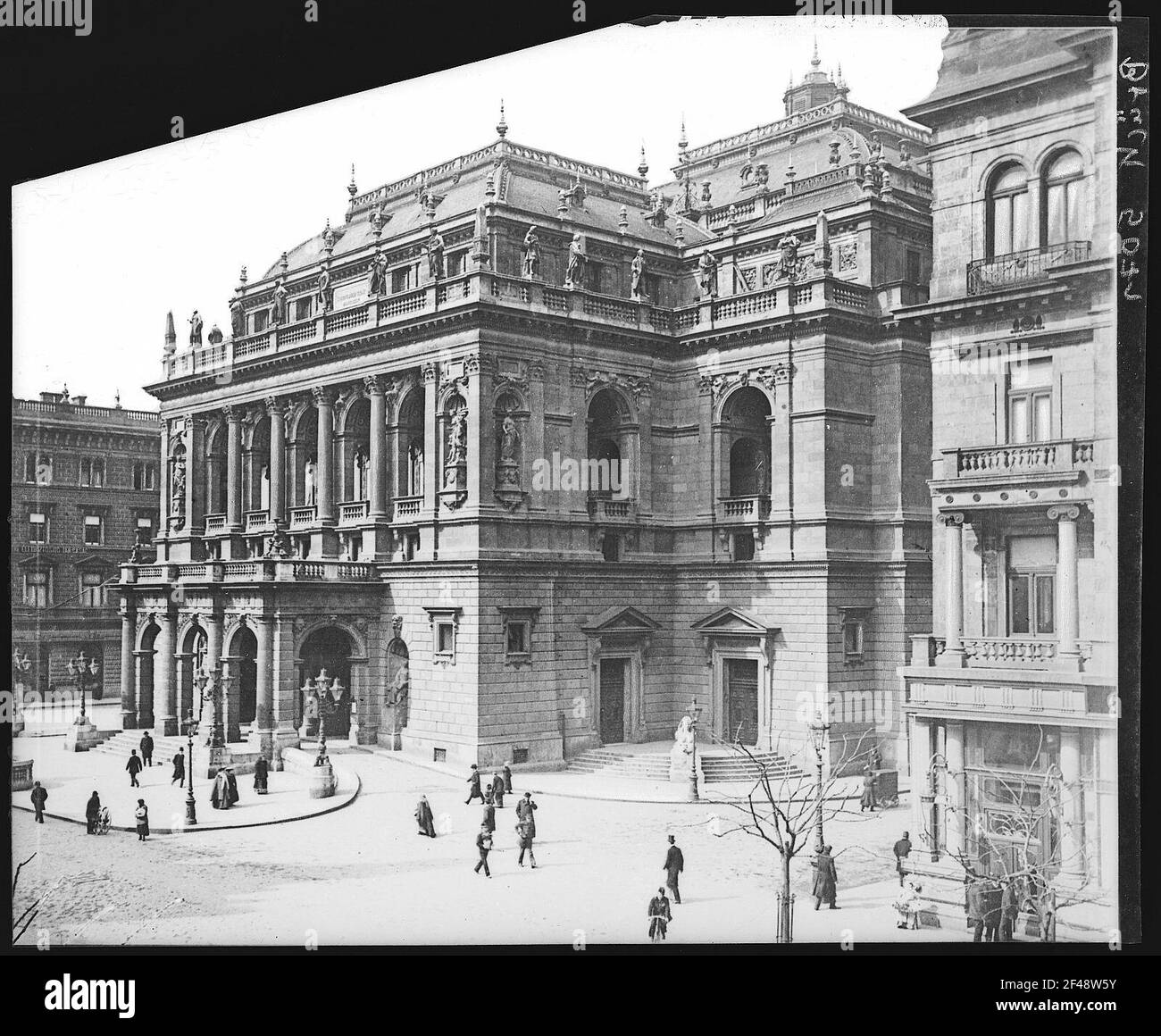 Budapest. Königliche Oper (1875-1884; Miklós Ybl) Foto Stock