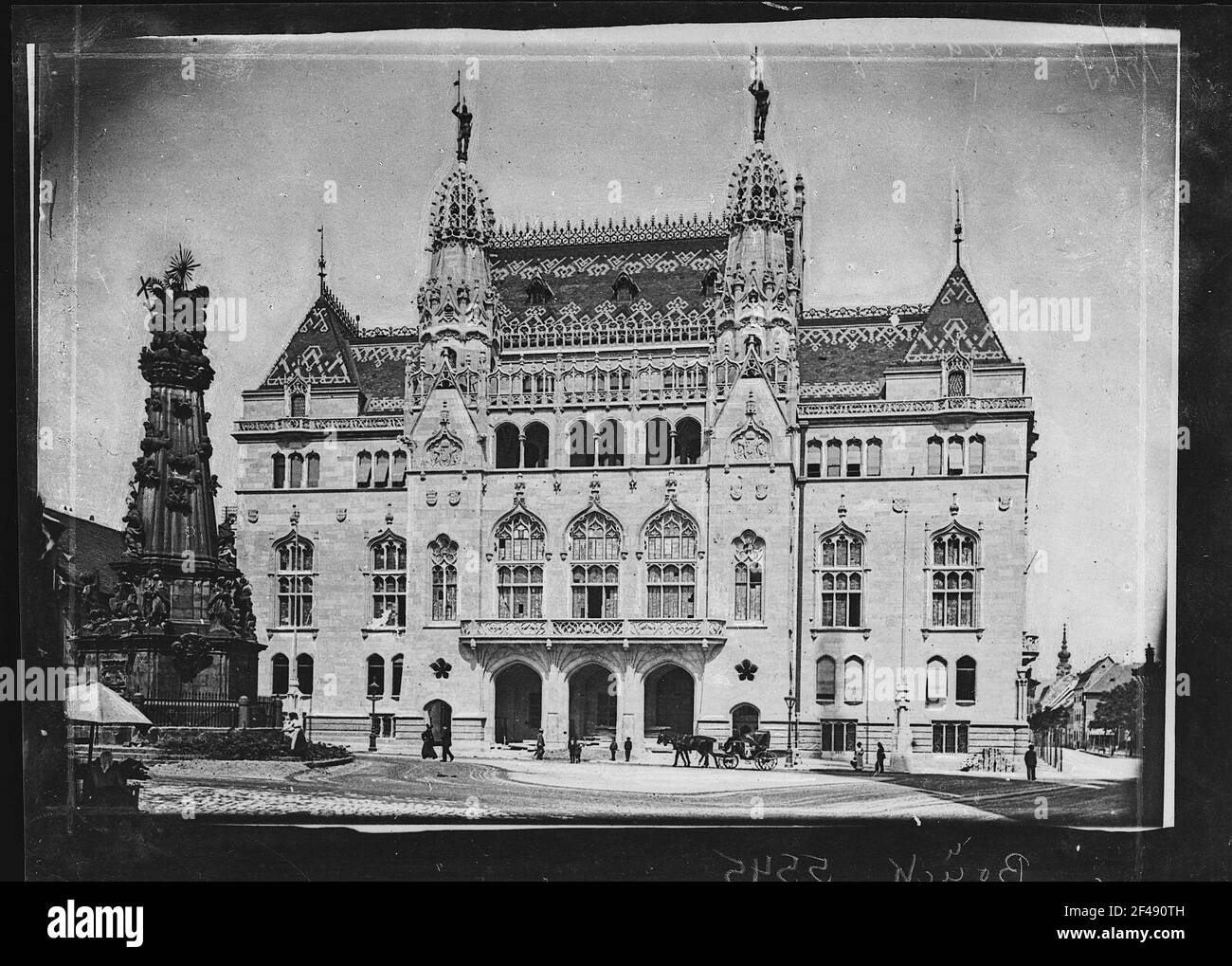 Budapest. Ministero delle Finanze ungherese reale (1904) Foto Stock