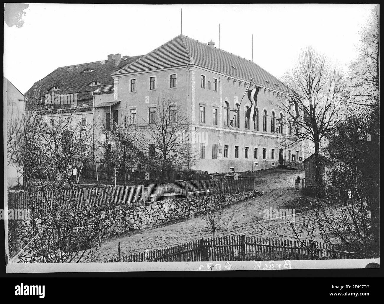 Klein-Wolmsdorf. Gasthof e birreria Foto Stock