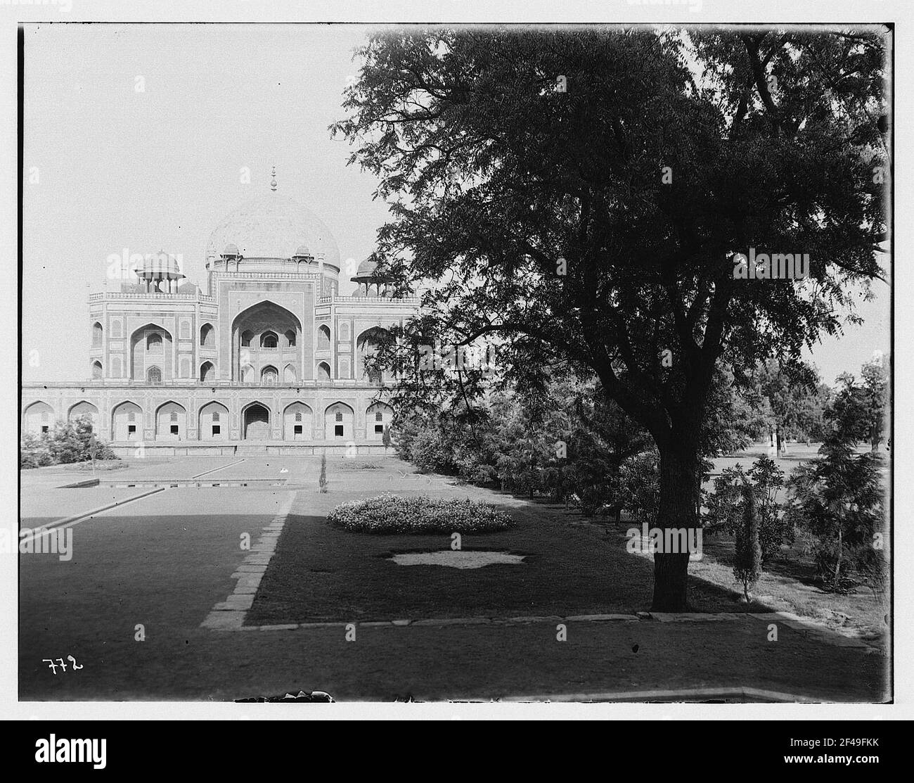 Delhi, India. Il Mausoleo Humayun, tomba del Nasiruddin Muhammad Humayun Foto Stock