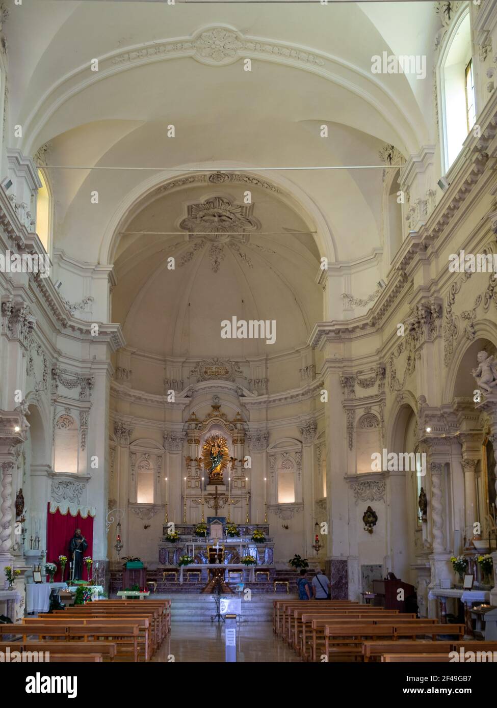 Chiesa di S. Francesco d'Assisi all'Immacolata interior, noto Foto Stock