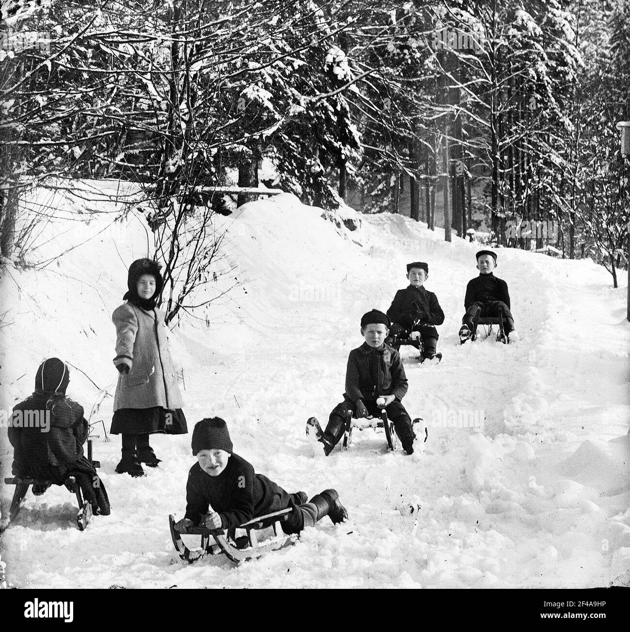 Piacere invernale Foto Stock