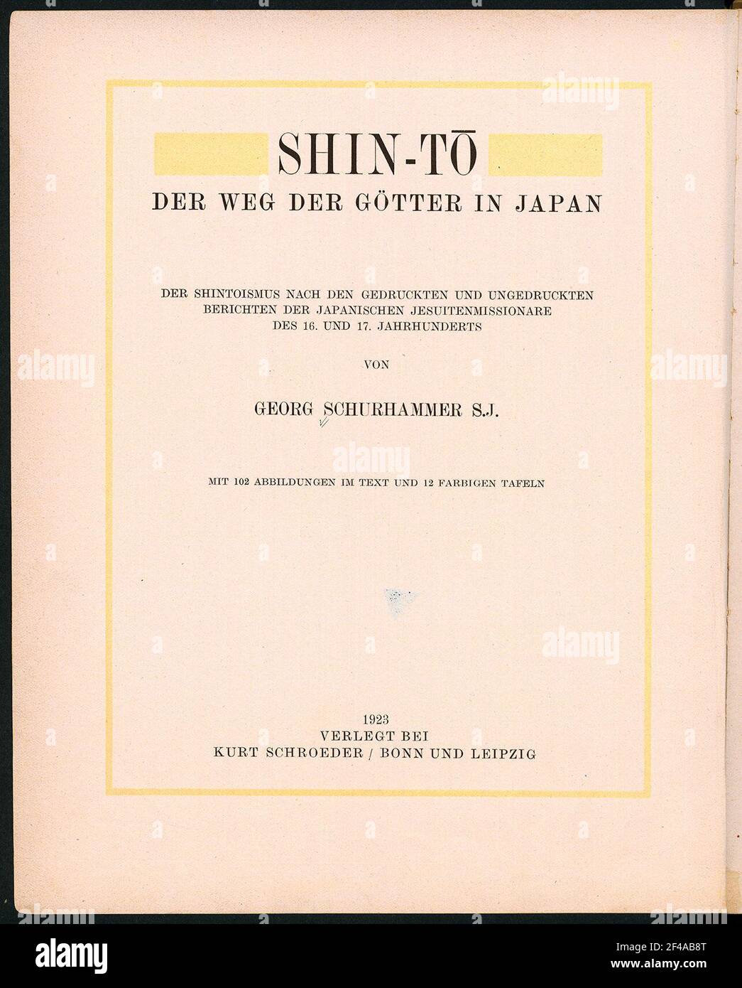 Shin-T? : la via degli dei in Giappone; lo shintoismo secondo le relazioni stampate e senza faticosa dei Missionari Gesuiti giapponesi del XVI e XVII secolo Foto Stock Shin-T? : la via degli dei in Giappone; lo shintoismo secondo le relazioni stampate e senza faticosa dei Missionari Gesuiti giapponesi del XVI e XVII secolo Foto Stock