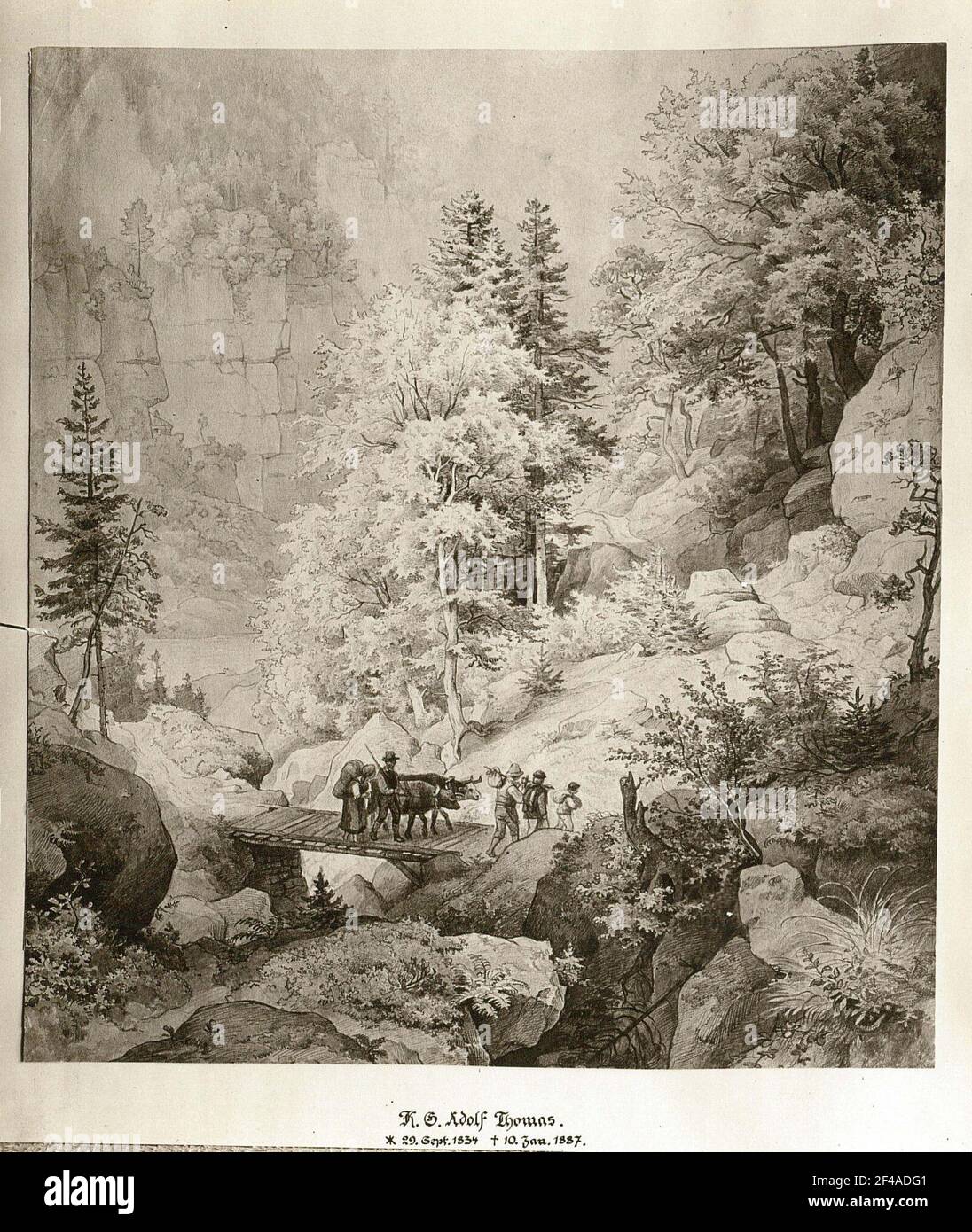 In Svizzera sassone Foto Stock