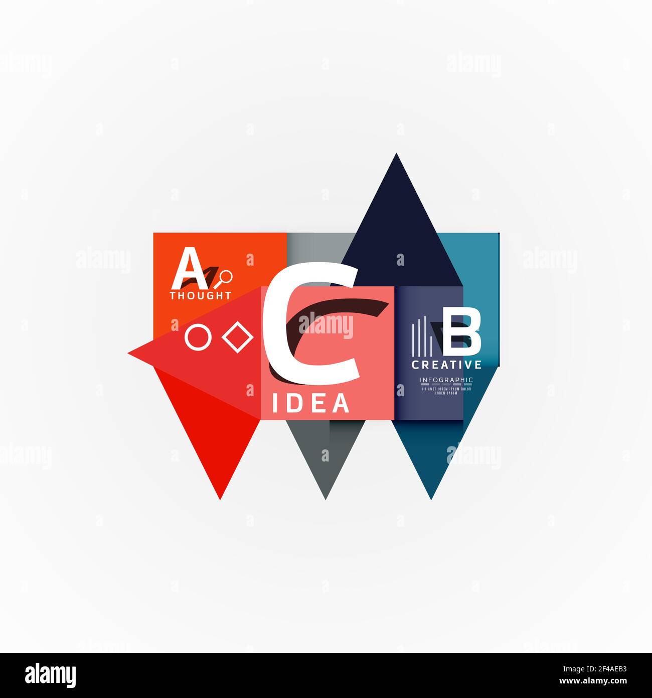 Layout infografico del diagramma delle fasi dell'opzione carta. Layout infografico del diagramma delle fasi dell'opzione carta. Illustrazione artistica vettoriale per presentazioni aziendali, banner Web o poster Illustrazione Vettoriale