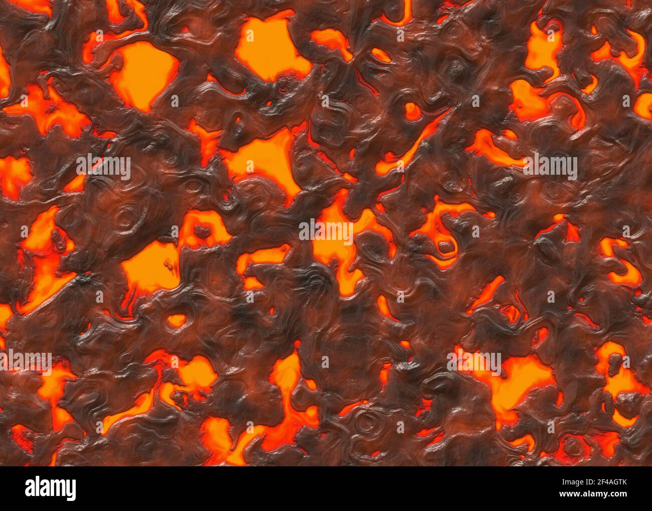 lava calda ad alta risoluzione e tessuto di carbone del vulcano eruttivo Foto Stock