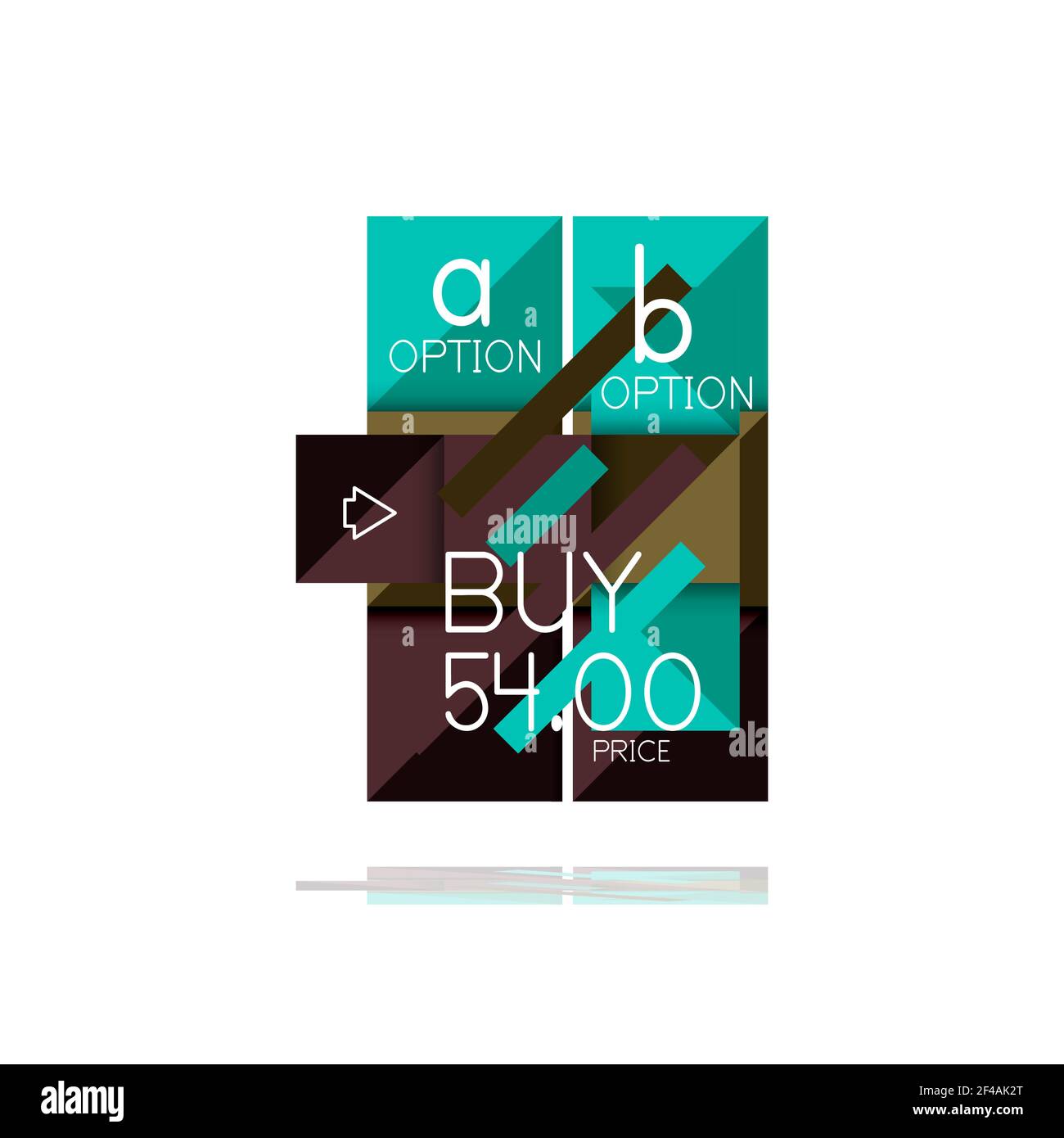 Banner infografico con opzione quadrata. Visualizzazione di dati e informazioni, progettazione geometrica. Banner infografico con opzione quadrata. Visualizzazione di dati e informazioni, progettazione geometrica. Illustrazione vettoriale Illustrazione Vettoriale