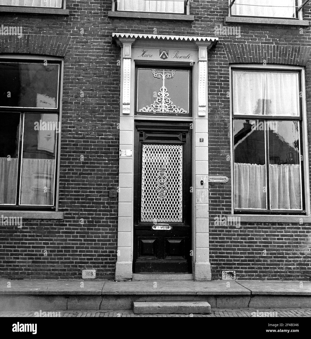 Oud-Vosmeer su Tholen. Luogo di antenati F. Roosevelt data novembre 19, 1947 Location Tholen, Zeeland Foto Stock