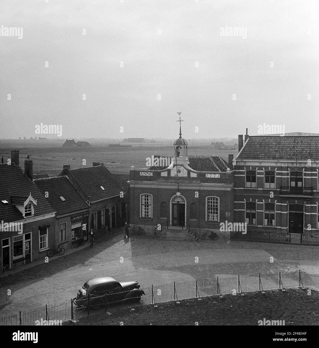 Oud-Vosmeer su Tholen. Luogo di antenati Franklin Roosevelt famiglia data novembre 19, 1947 Location Tholen, Zeeland Foto Stock