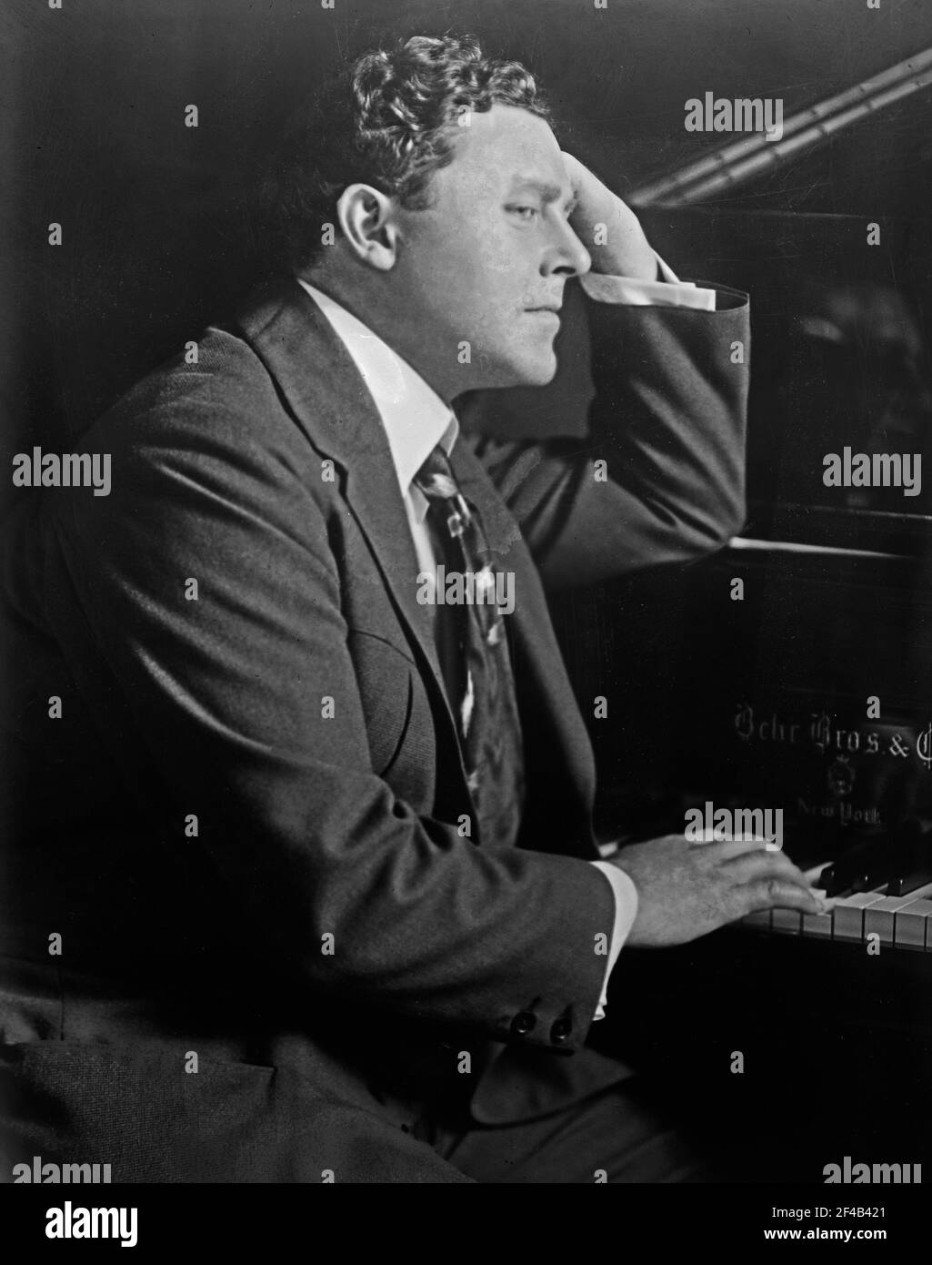 William Farnum, attore cinematografico americano ca. 1910-1915 Foto Stock