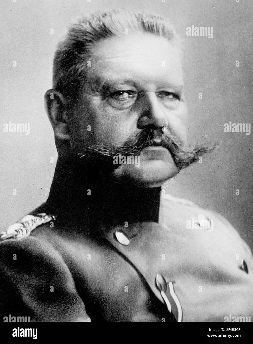 Paul von Hindenburg, maresciallo di campo prussiano-tedesco e statista ca. 1910-1915 Foto Stock