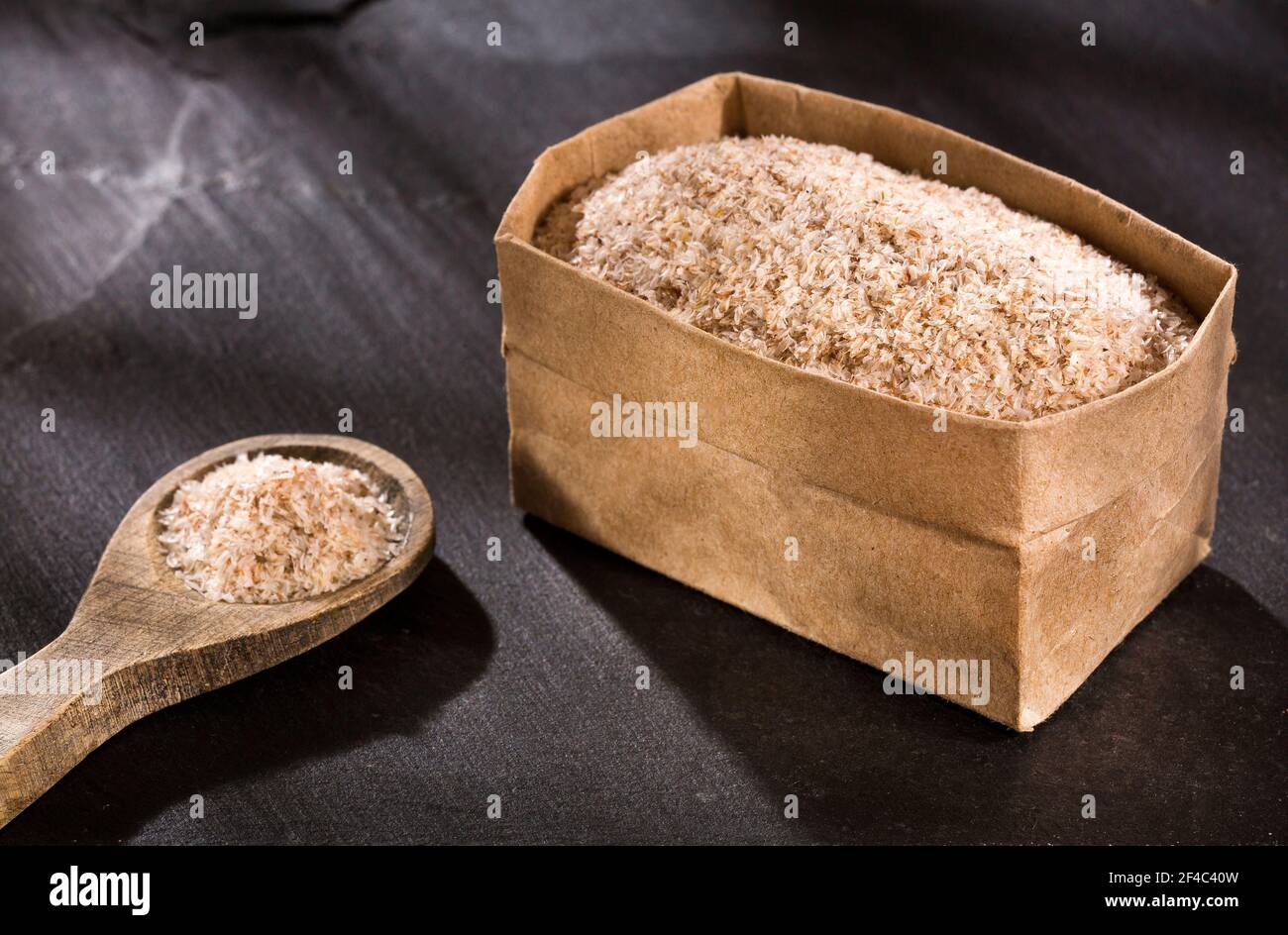 Psyllium husk organico - Plantago afra Foto Stock