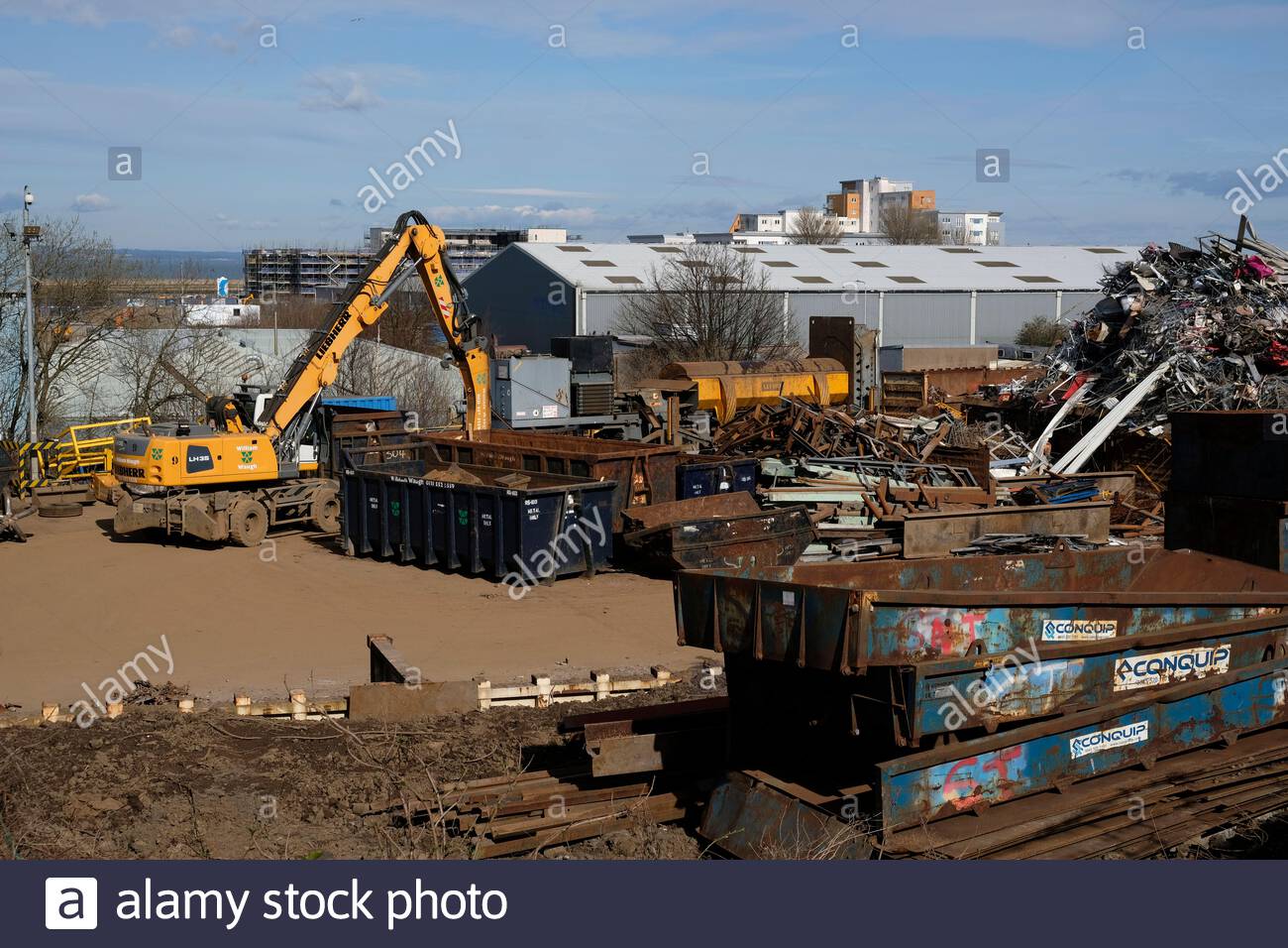 Scrapyard, Edimburgo, Scozia Foto Stock