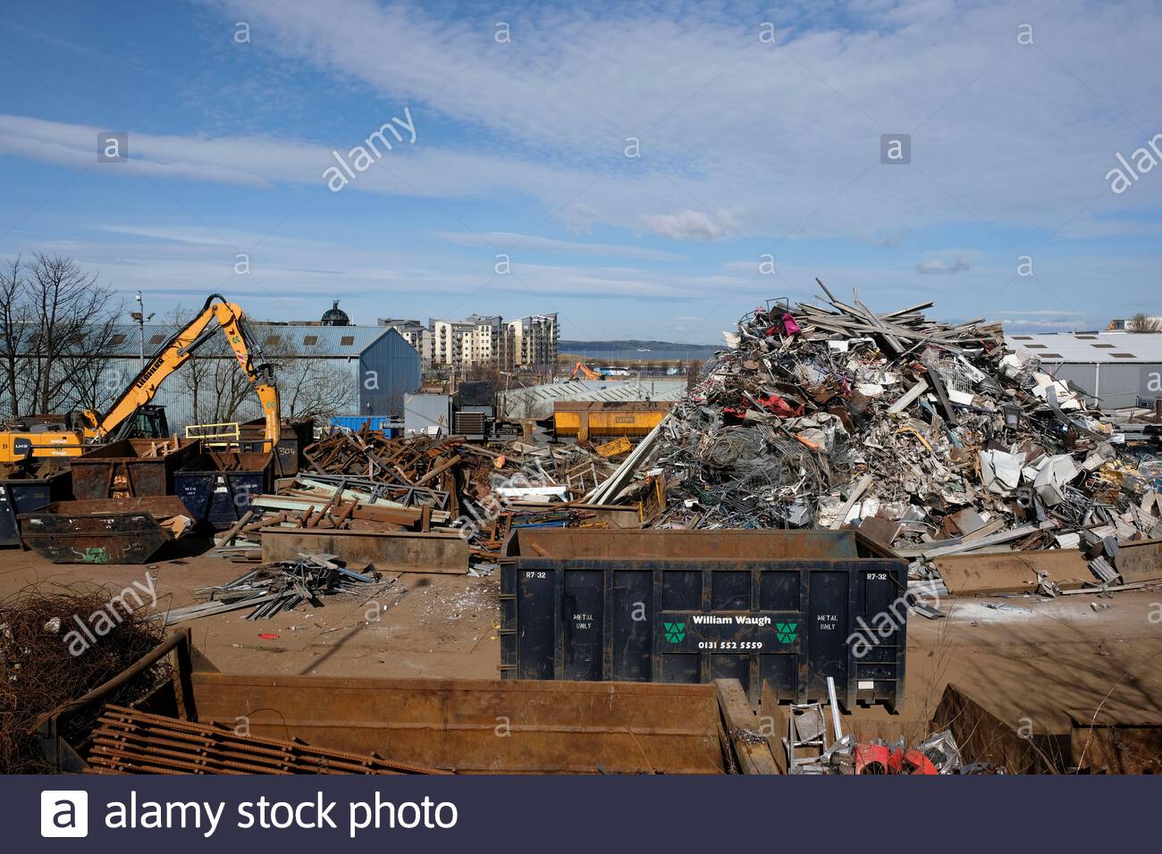 Scrapyard, Edimburgo, Scozia Foto Stock