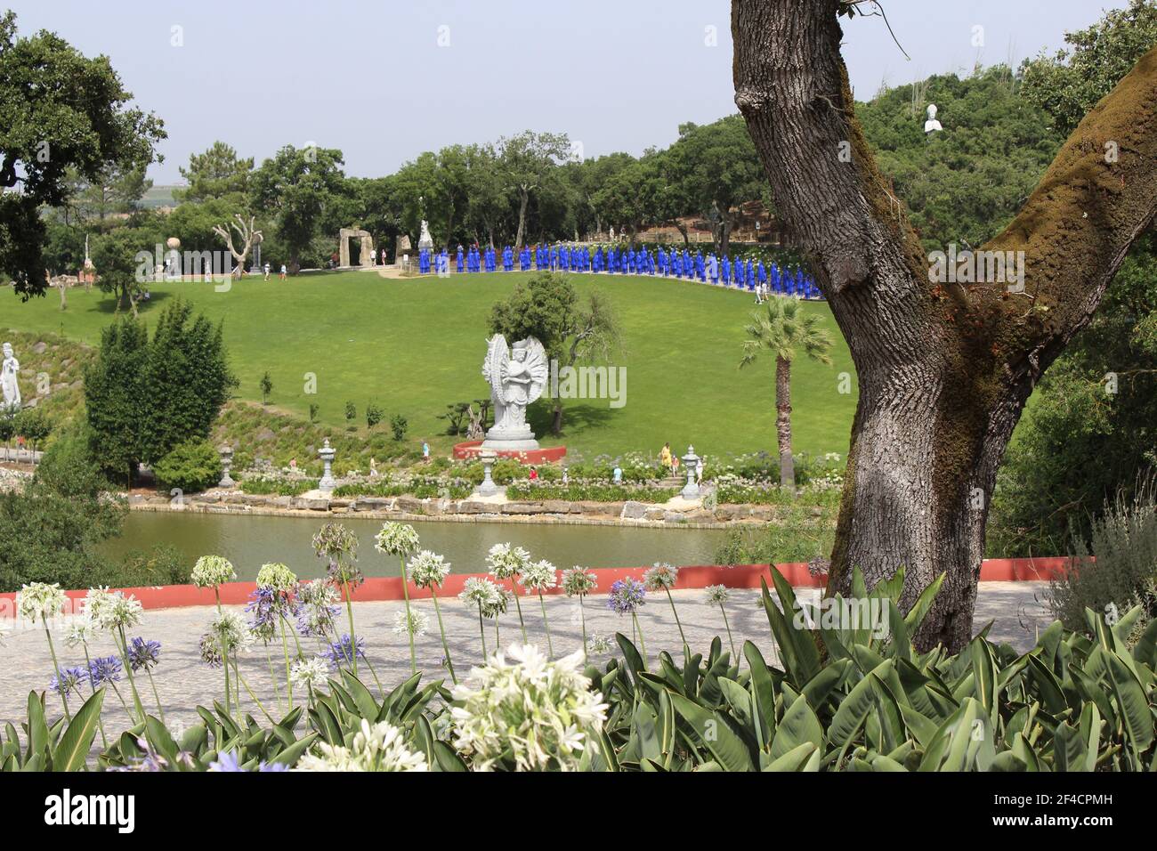 Il più grande giardino orientale d'Europa, Bacalhôa Buddha Eden, Bombarral, portogallo, 6 agosto 2018 Foto Stock