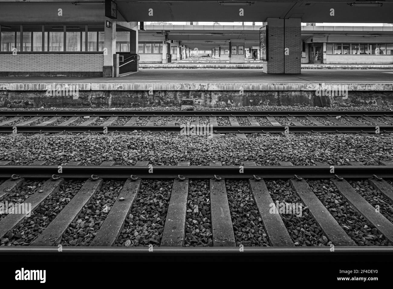 Bruxelles, Belgio; 26 gennaio 2020: Stazione ferroviaria Midi Foto Stock