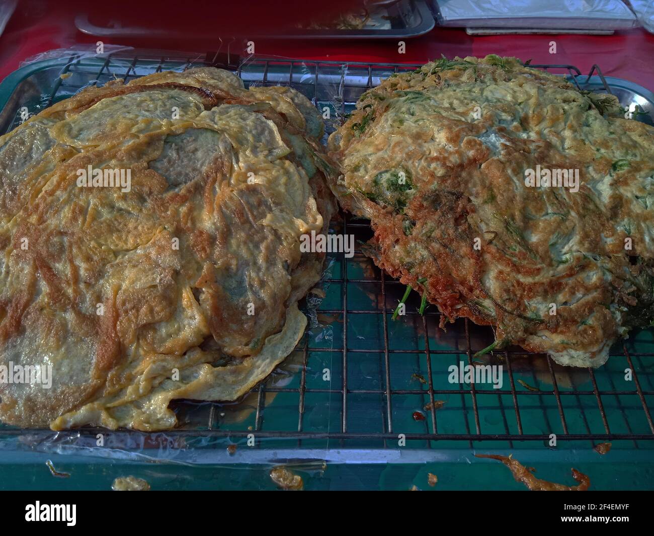 Deliziosa varietà di foto di cibo tailandese Foto Stock