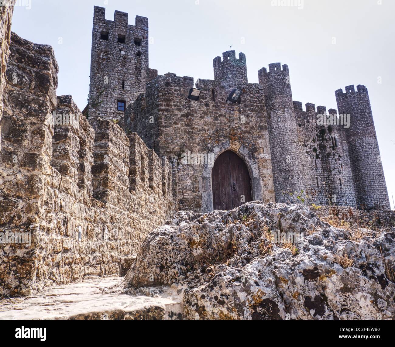 Castello di Obidos, Portogallo Foto Stock