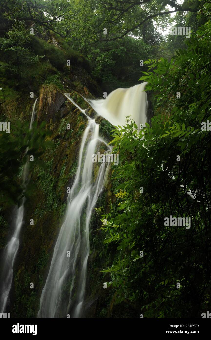 Rhaeadr Ceunant Mawr. Foto Stock