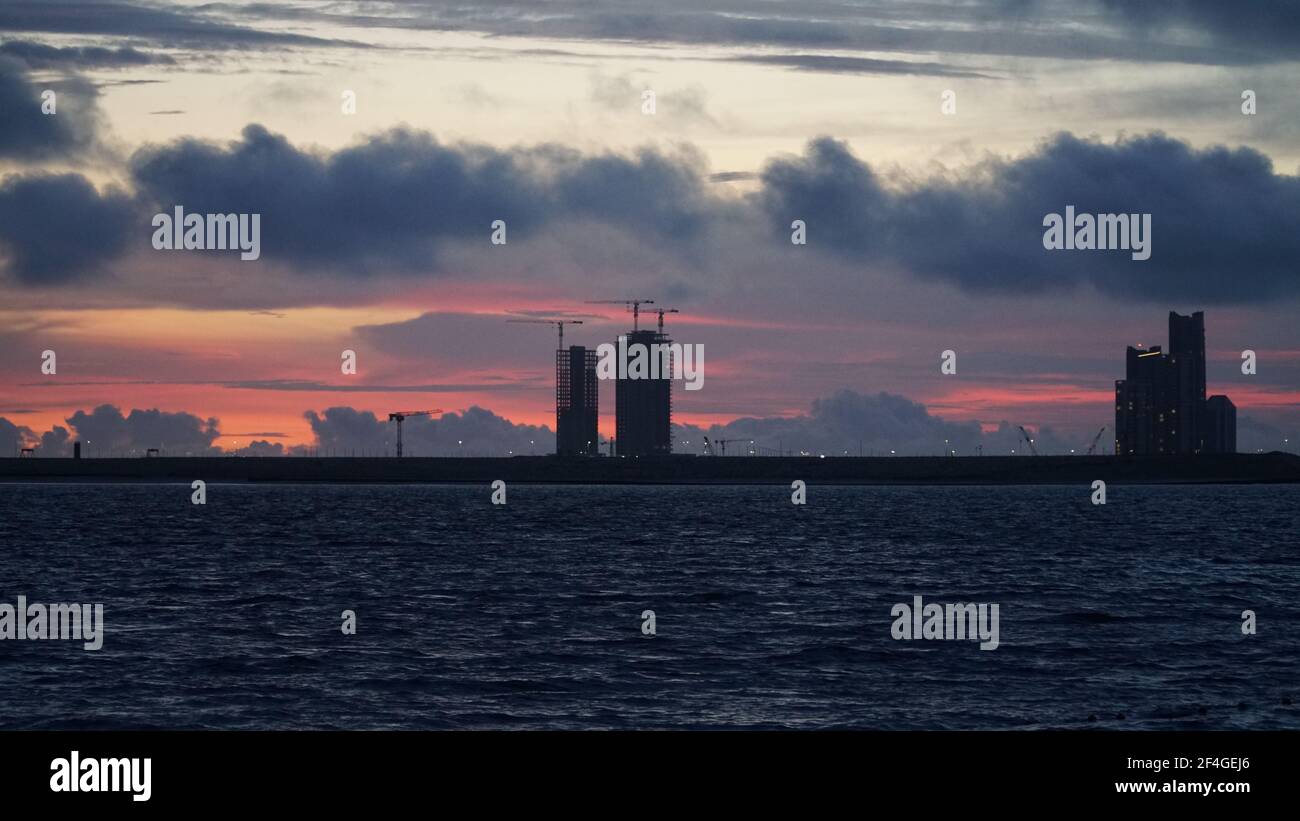 Landmark Beach - Oceano Atlantico sulla costa di Lagos Isola Foto Stock