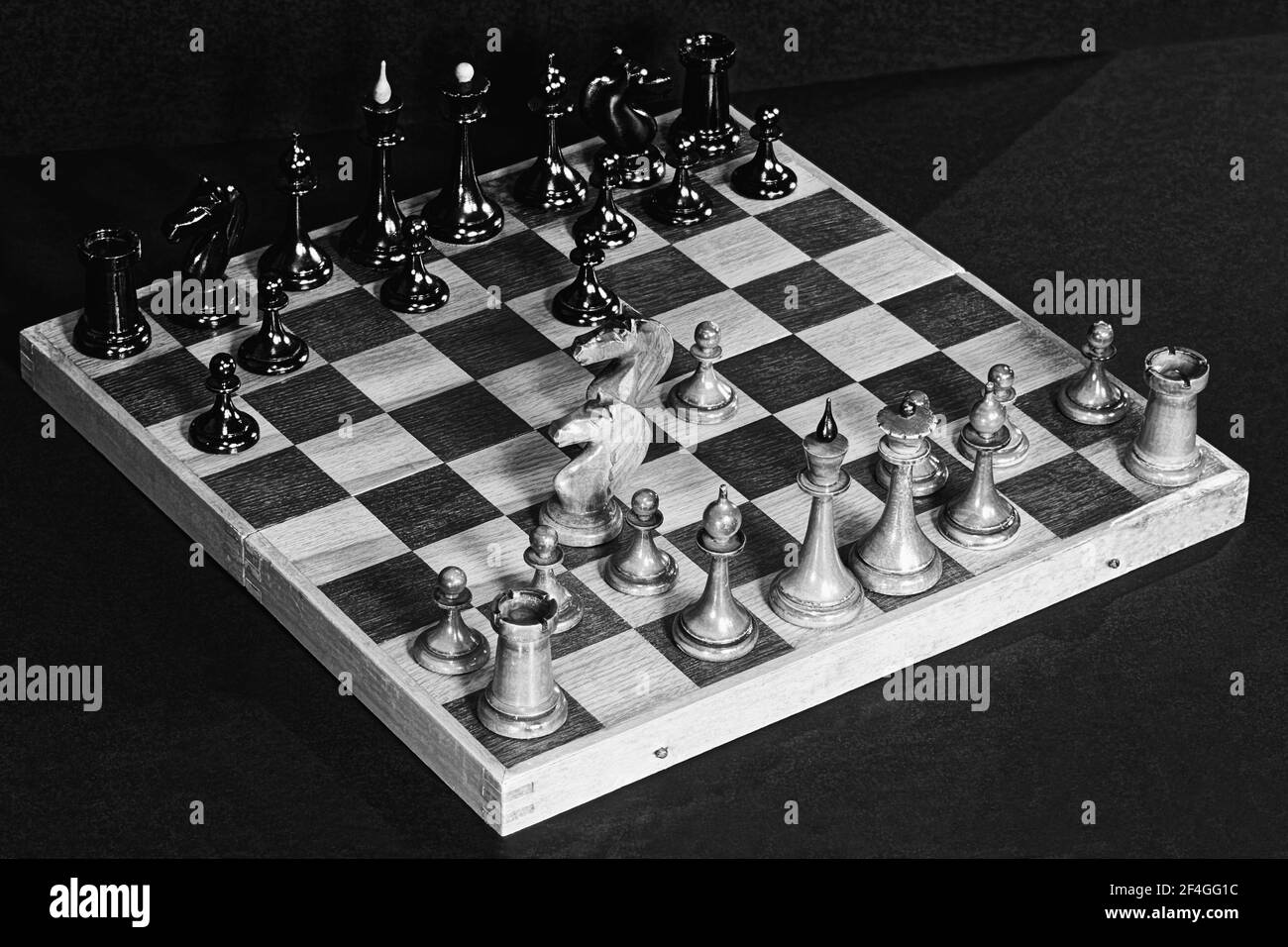 Scacchi fotografici,sport,scacchi,Difesa siciliana Foto stock - Alamy